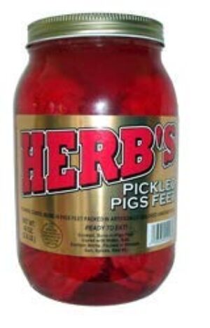 Herb’s Pickled Pigs Feet 40 o...