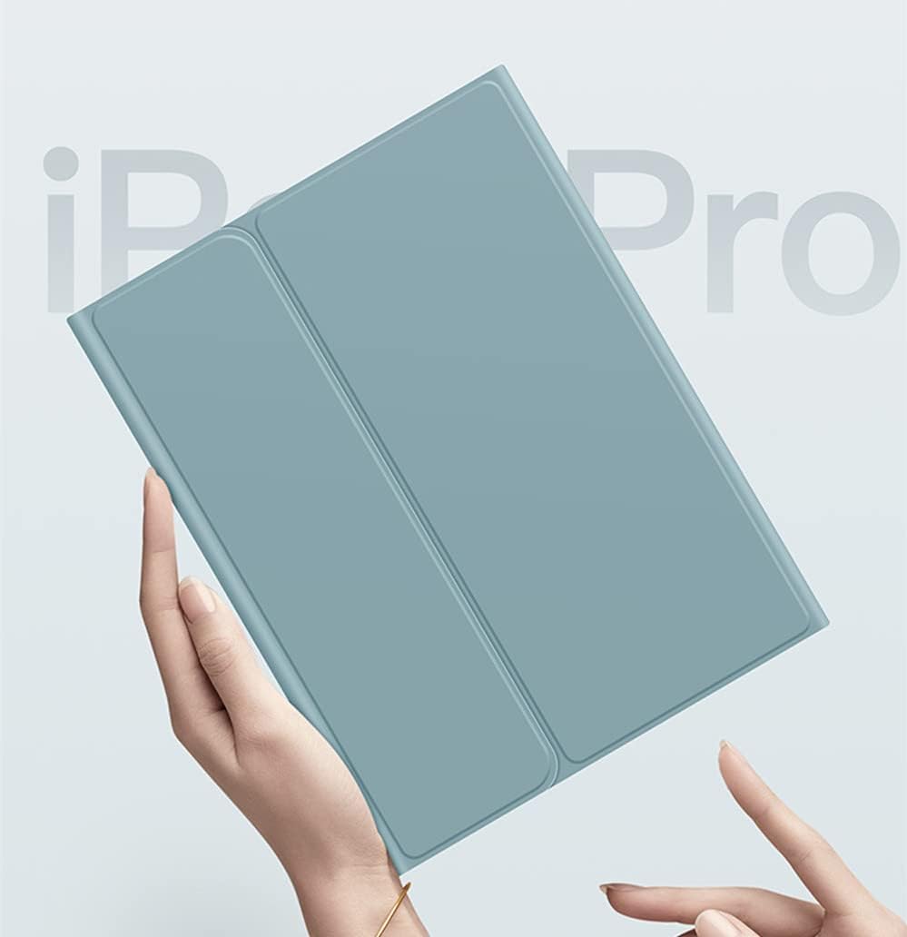 QIYIBOCASE Keyboard Case for iPad 6th Gen 2018, for iPad 5th Gen 2017, Pro 9.7, Air 2, Air 1, Soft Back Cover with Pencil Holder & Magnetically Detachable Wireless Bluetooth Keyboard, Mint Green - Image 8