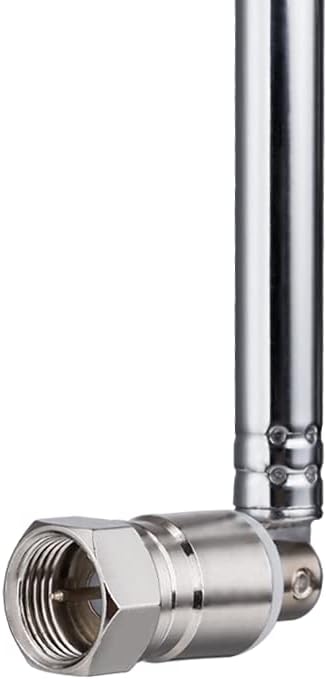 FM Telescopic Radio Antenna Kit 75 Ohm F Type Male Connector,DAB Radio Antenna with 7 Sections 75.5CM/29.7IN for TV AM FM Radio Stereo Receiver - Image 5