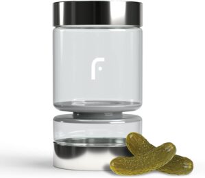 Flipjill Glass Pickle and Olives Ja...