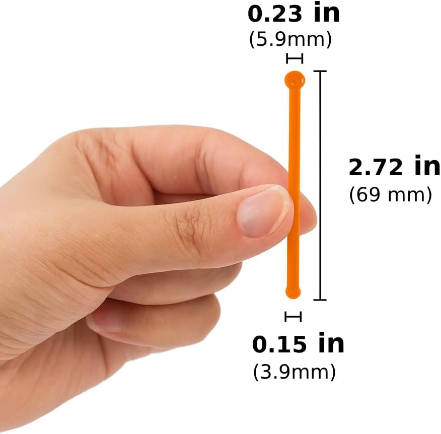 Micro Spoon (25 Pack) - Double-Sided 5mg to 10mg & 25mg to 35mg Measuring Scoops, Static-Free BPA-Free, FitPowders - Image 3