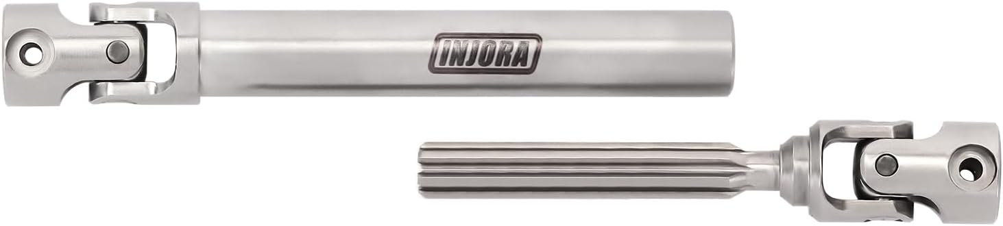 INJORA 19g Stainless Steel Center Drive Shaft D-Shaped Hole for Axial SCX24 Deadbolt GX470 Upgrade 1/24 RC Crawler - Image 5