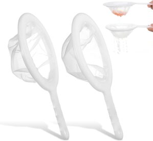 2 PCS Baby Brine Shrimp Net Sieve, ...