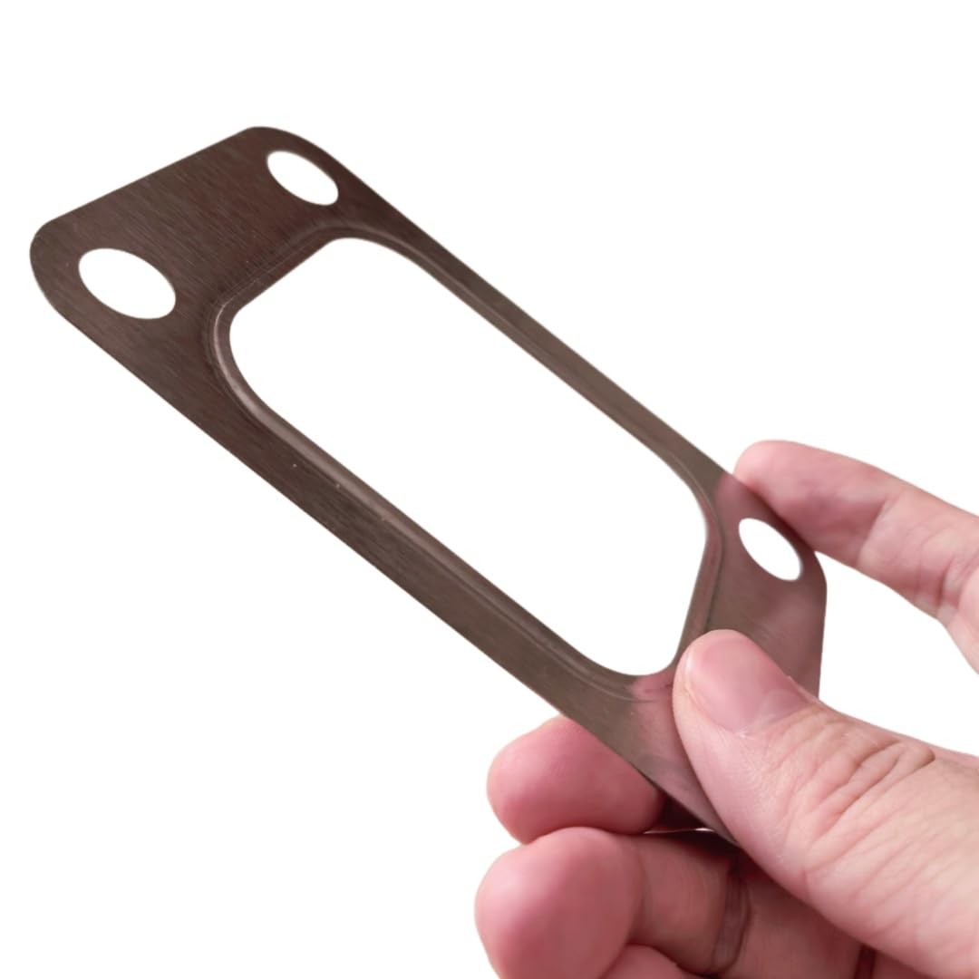 2 Pack T3 Turbo Inlet Flange Gasket Manifold Stainless Steel T3/T4 Precision PTE Garrett - Image 2