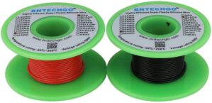 BNTECHGO 28 Gauge Silicone Wire Spo...