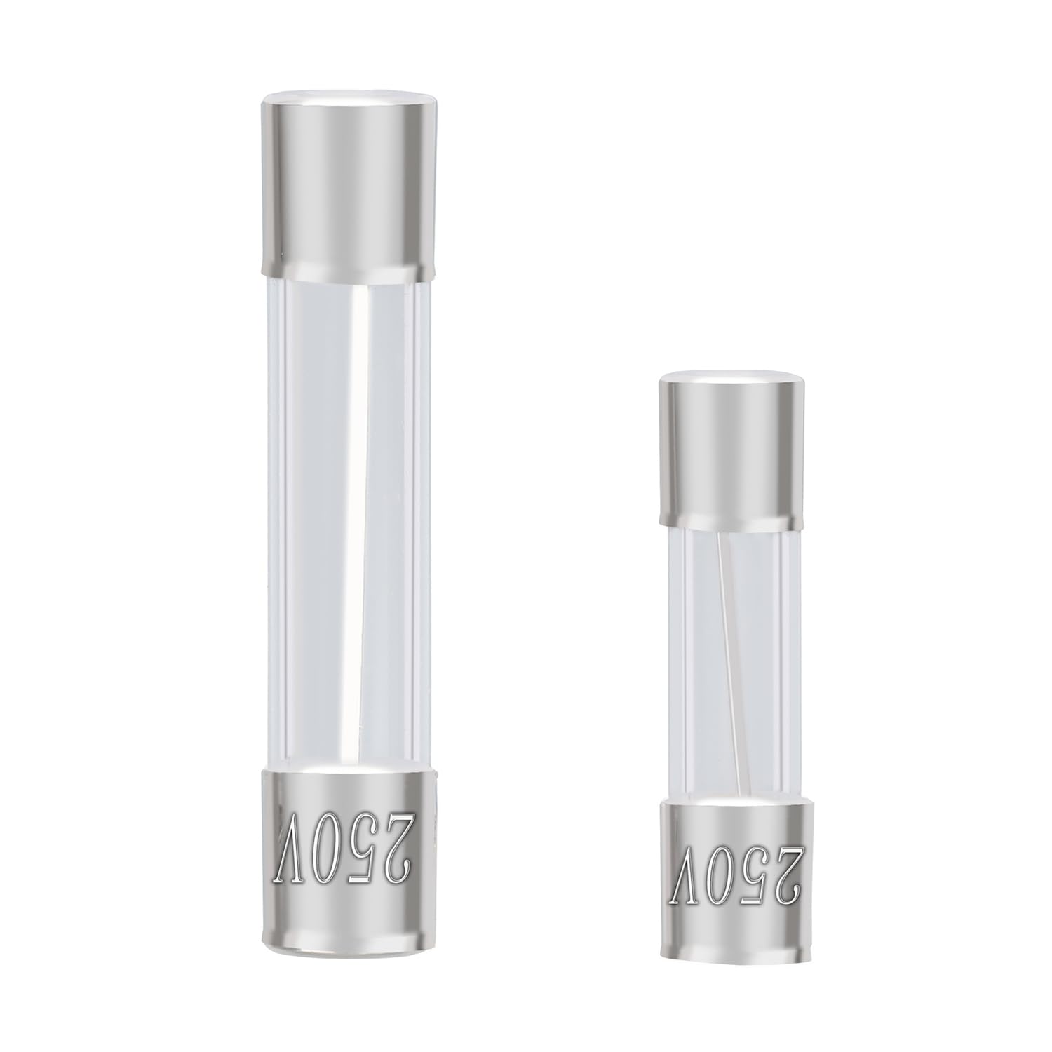 Fast Blow Glass Fuse Assortment Kit, 24 Values Glass Fuses 250V 5x20mm 0.5A 1A 2A 3A 4A 5A 6A 7A 8A 10A 15A 20A, 6x30mm 0.5A 1A 2A 3A 4A 5A 6A 7A 8A 10A 15A 20A Tube Fuses - Image 2