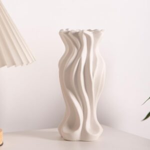 Ceramic Flowers Vase Home Decor Tab...