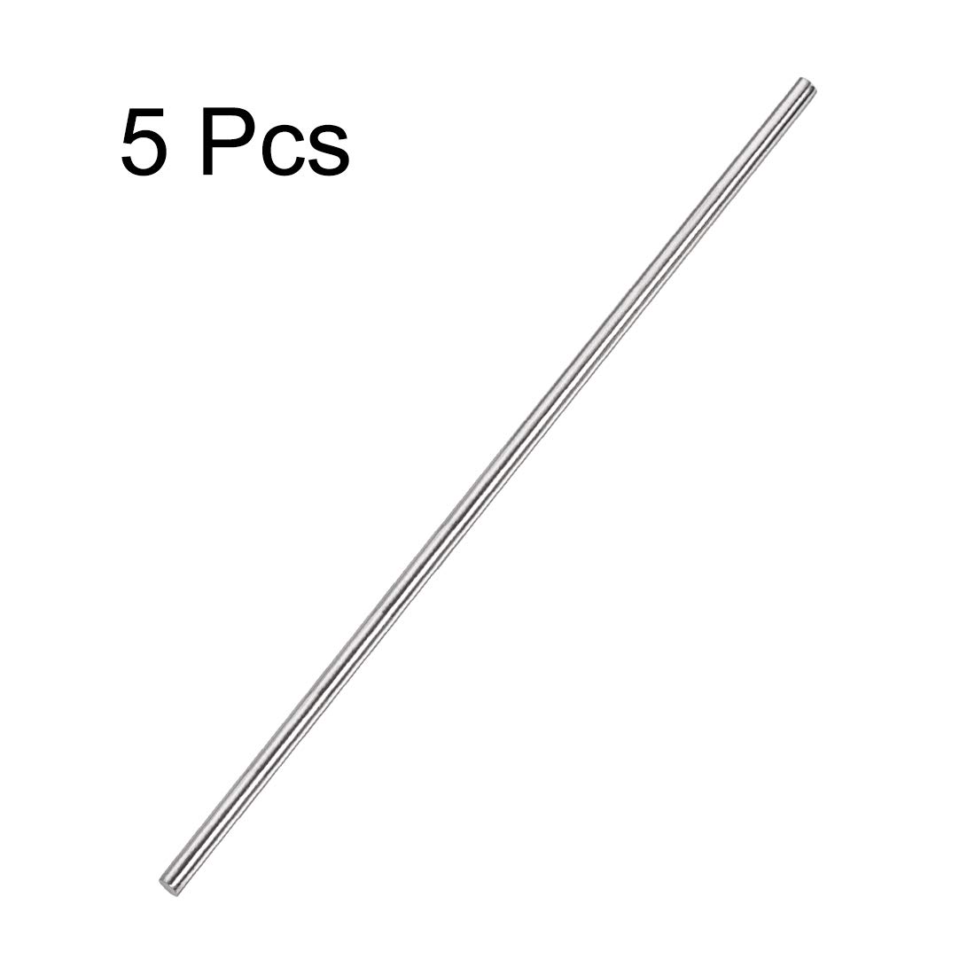 uxcell 4mm x 300mm 304 Stainless Steel Solid Round Rod for DIY Craft - 5pcs - Image 3