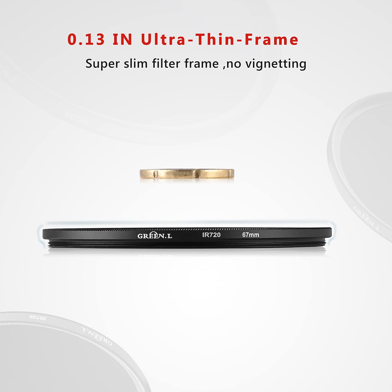 GREEN.L 58mm Infrared Filter, 58mm IR 950nm (R95) Filter for Camera Lens - Image 5