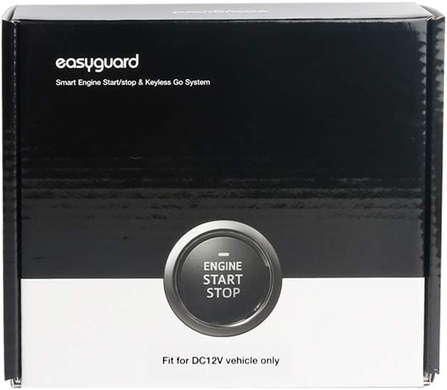 EASYGUARD EC004 Smart RFID Push Engine Start Button kit & Keyless Go System Upgrade Key Start to Push Start Cars Fits for Most DC12V Cars - Image 9