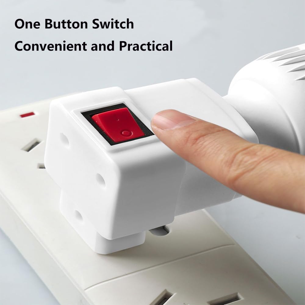 E26/E27 Socket Extension Adapter with Switch,Plug-in Light Socket,Convert Outlet to Light Bulb Socket (4 Pack) - Image 6