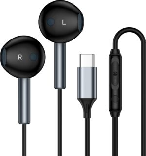 USB C Headphones Wired Ear Buds for...