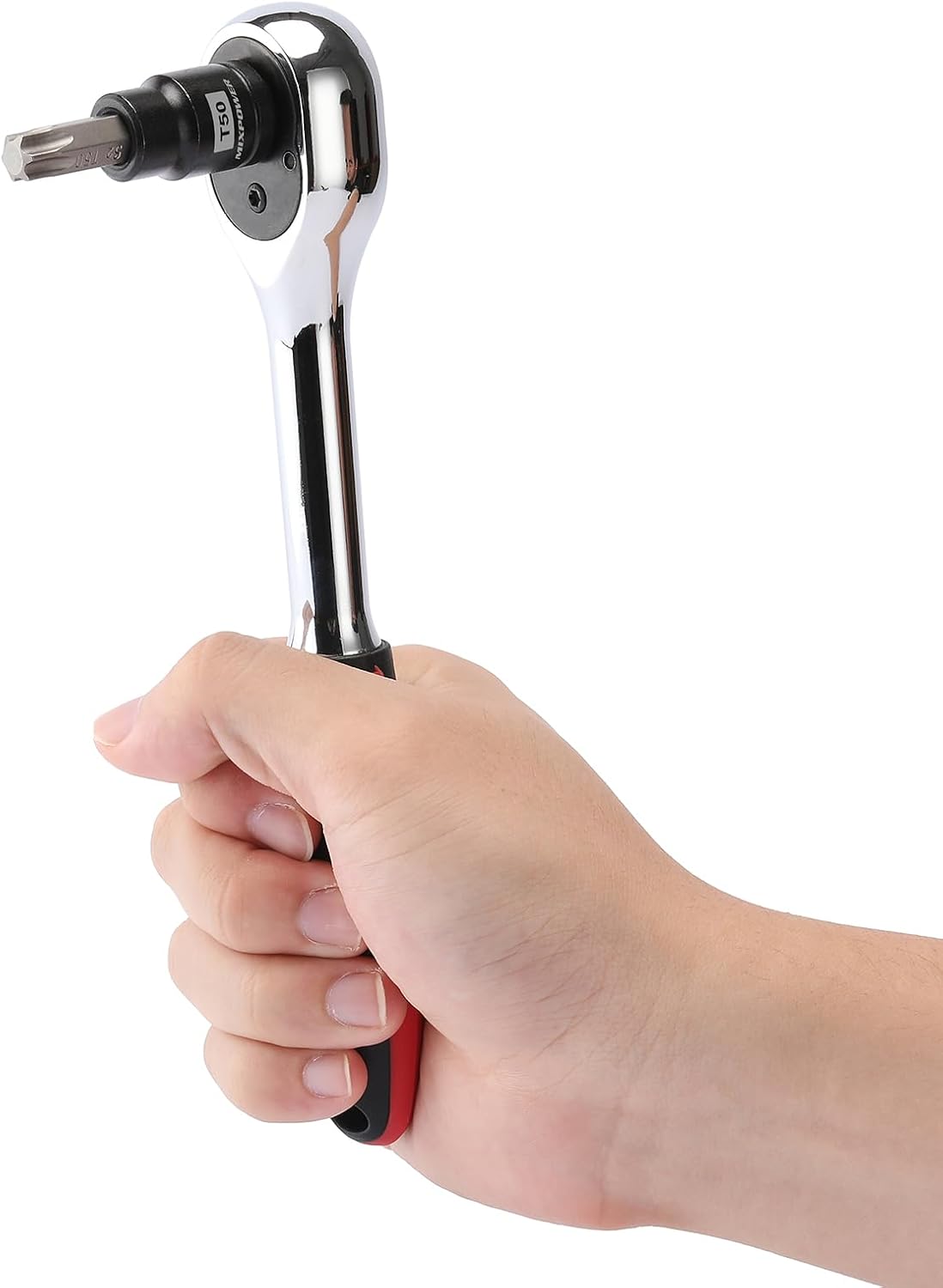 MIXPOWER 25 Piece Torx Bit and Socket Set, 13 Star Bits (T8- T60) & 12 E-Torx Sockets (E4-E22), Professional Grade Auto & Motorcycle Mechanic Set - Image 5