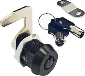 1 Pack Black Toolbox Locks with Key...