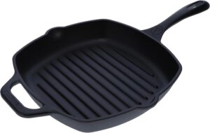 Victoria Cast Iron Grill Pan, Squar...