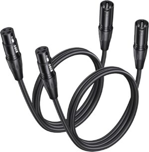 Aqdocvf 2 Pack Premium XLR Cable &#...