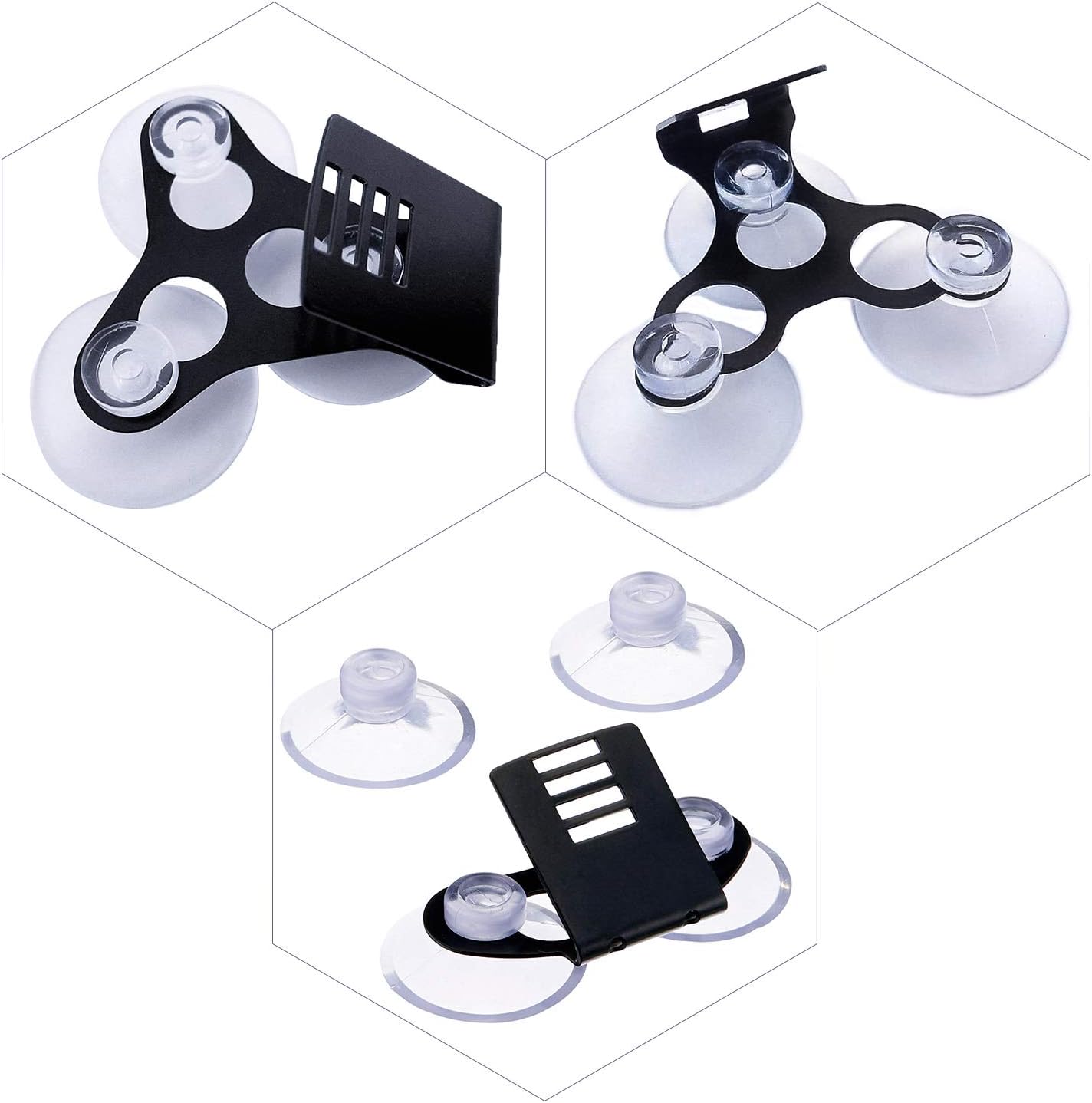 HSTECH 10 Pcs Radar Detectors Suction Cups for Clear Cobra Escort and Beltronics Radar Detector Mount - Image 4