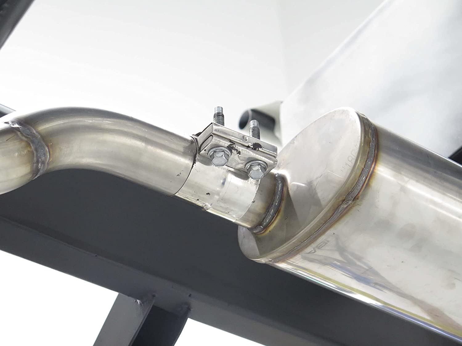 ELSHINE 1.5'' Lap Joint Exhaust Band Clamp, Heavy-duty Exhaust Clamps for Mufflers and Pipes, Stainless Steel Seal Clamp Sleeve for Exhaust Repair, 2PCS - Image 6