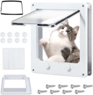 Abizarch Cat Door Interior Door Whi...