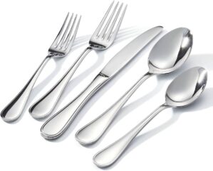 KINGSTONE 20 Piece Teardrop Silverw...