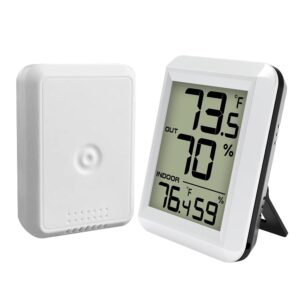 Indoor Outdoor Thermometer Hygromet...