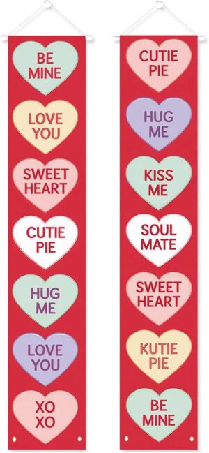 2 Pcs Conversation Hearts Valentine...
