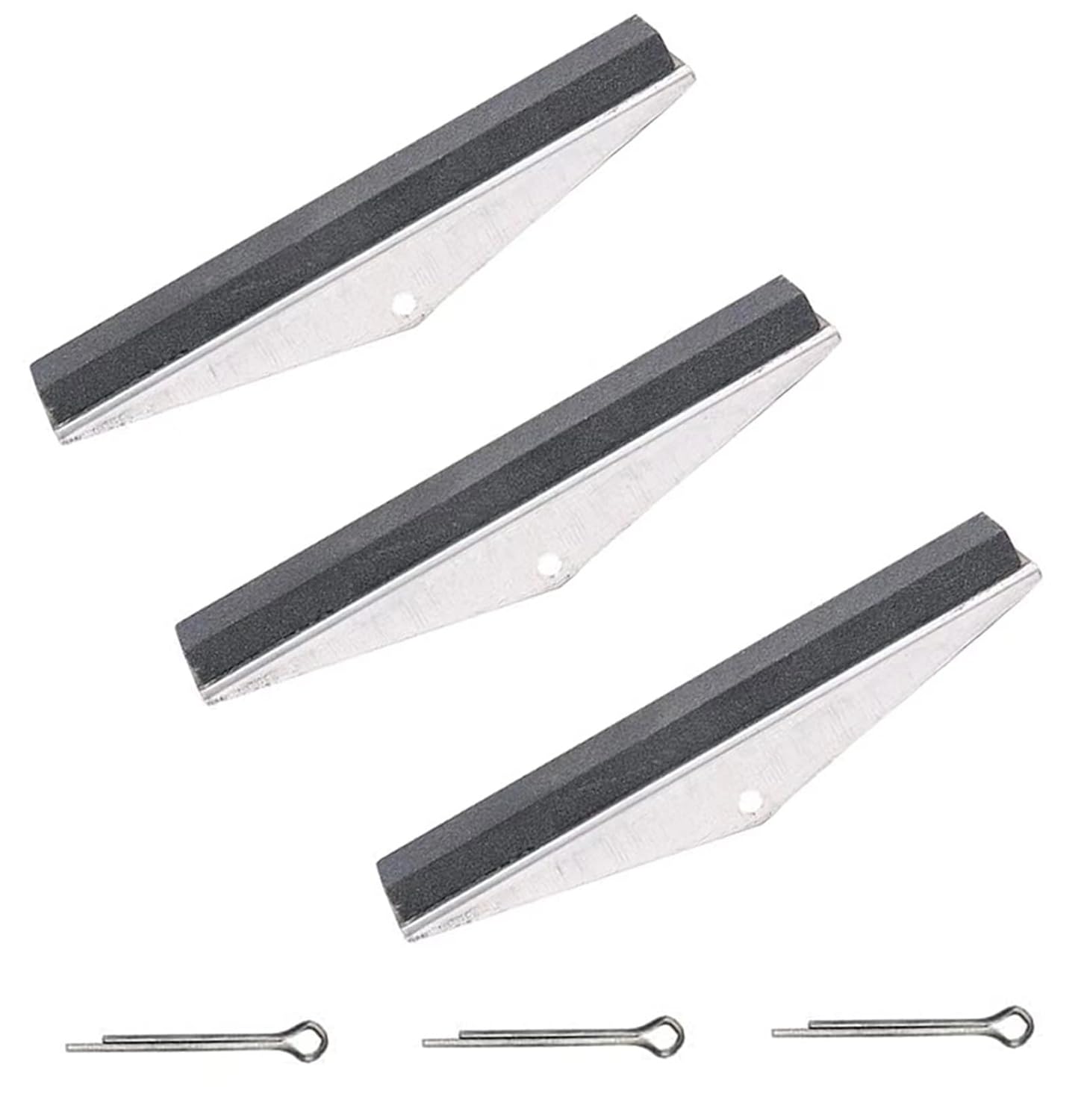 EADUTY Cylinder Hone Stone Set 3-Piece 4" Long Replacement Stones 220 Grit