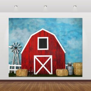 ChloropLastid 10x8ft Farm Red Barn ...