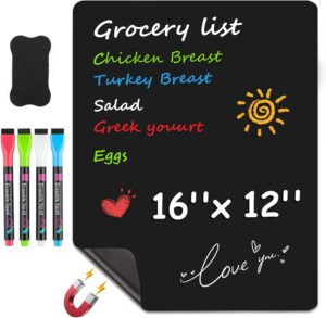 MaxGear Magnetic Black Dry Erase Bo...