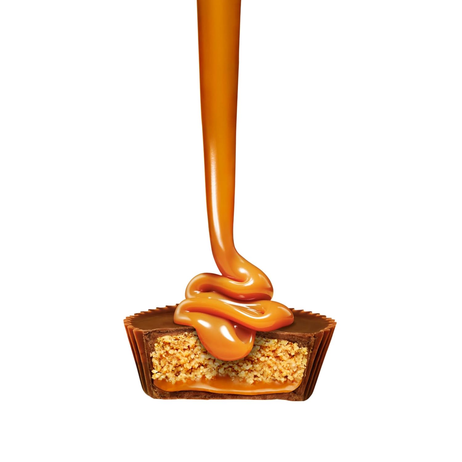 REESE'S Big Cup Caramel Milk Chocolate Peanut Butter Cups, Candy Packs, 1.4 oz (16 Count) - Image 6