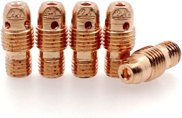 13N28 Collet Body 3/32'' 2.4mm Fit TIG Welding SR/WP-9 WP 20 WP-25 Torch PK5 TIG Welding Consumables