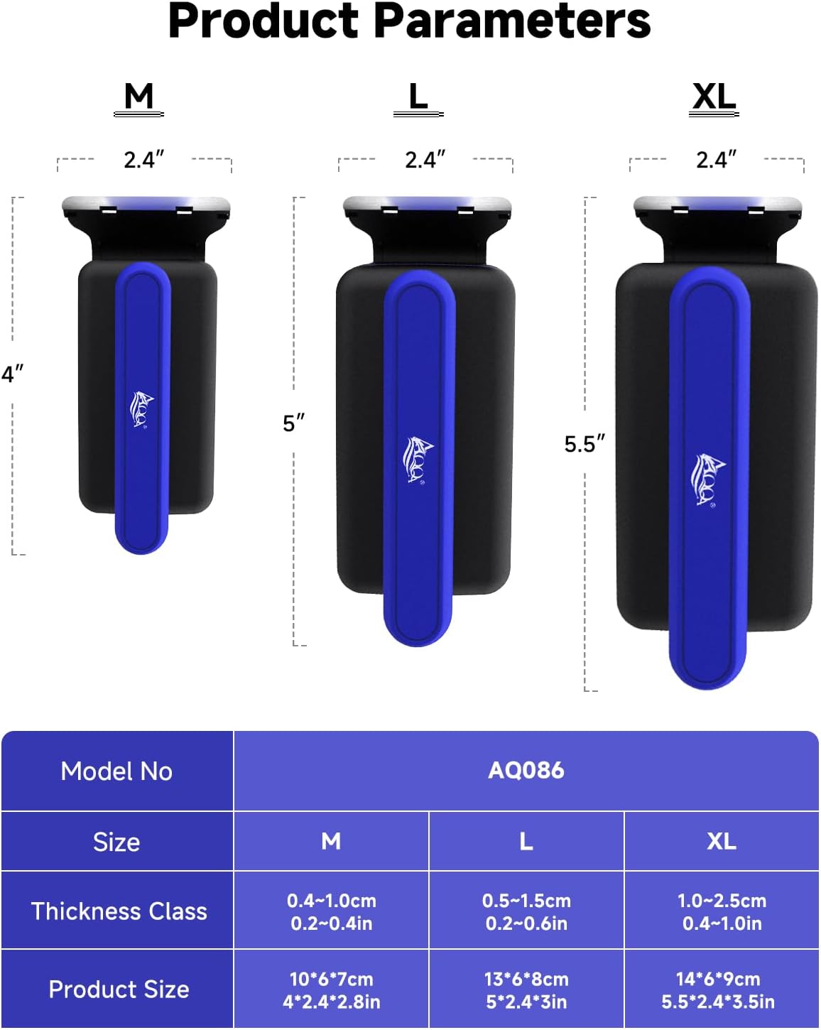 AQQA Magnetic Aquarium Fish Tank Glass Cleaner, Dual-Blades Algae Scraper Glass Cleaner Scrubber, Double Side Floating Aquarium Magnetic Brush for 0.4-1.0 Inch Thick Glass Aquariums Tank (XL) - Image 8
