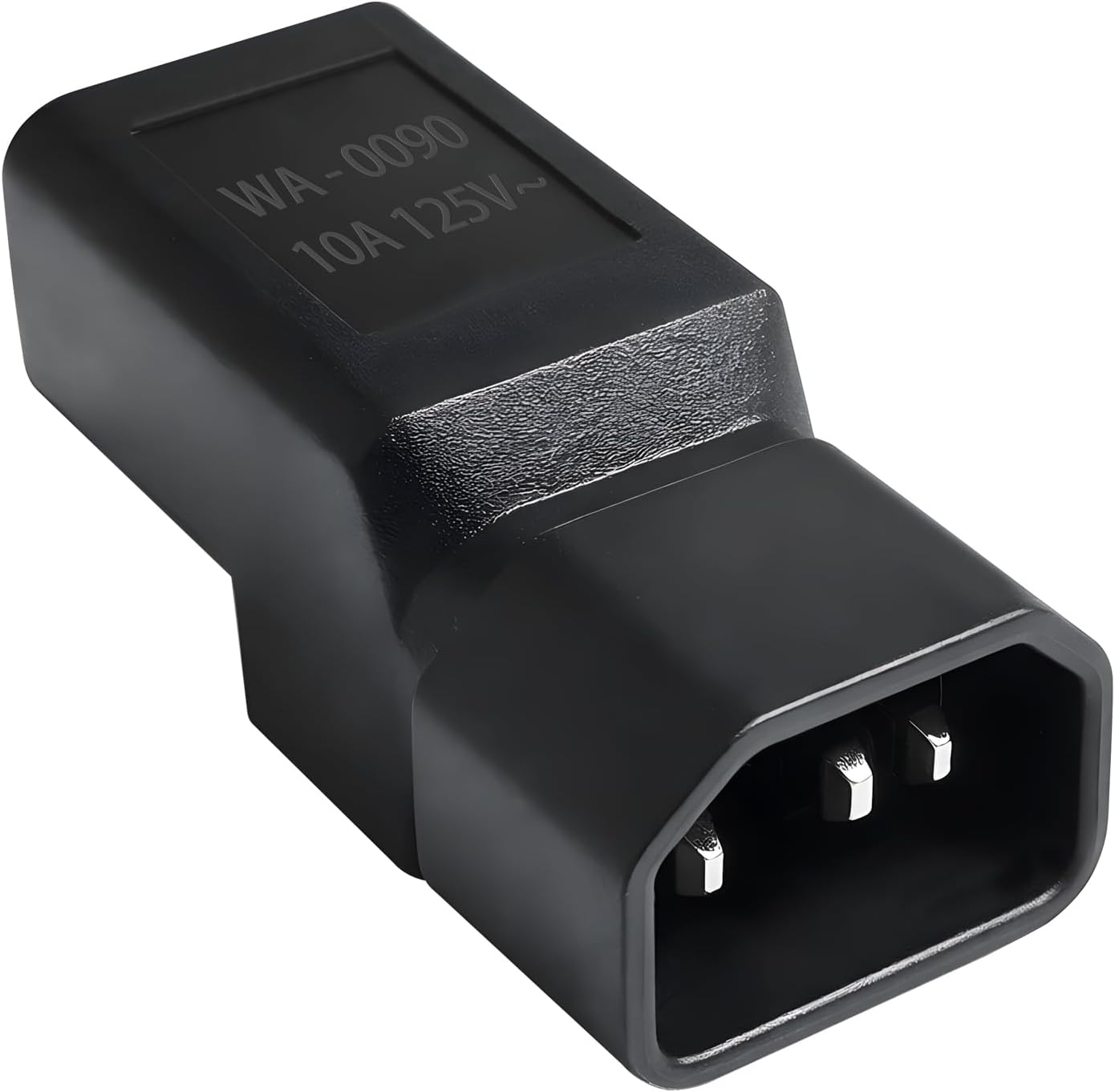 2 Pack IEC320 C14 Male to Nema 5-15R PDU USA UPS Extension Power Plug Adapter,IEC C14 Male Plug to Nema 5-15R US 3 Pin Female Power Adapter Connector - Image 9