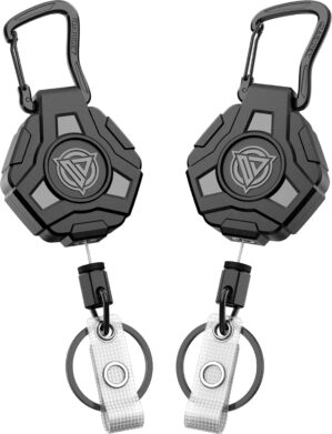 2 Pack Badge Reels Retractable, Hea...