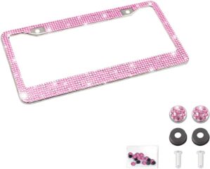 Bling Car License Plate Frame, Hand...