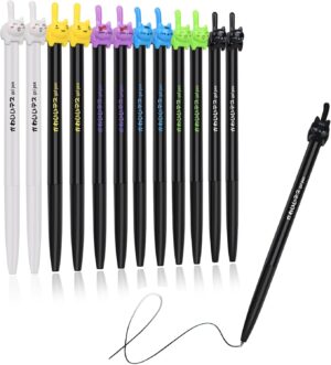 RECHENG retractable cat gel pens,Fi...