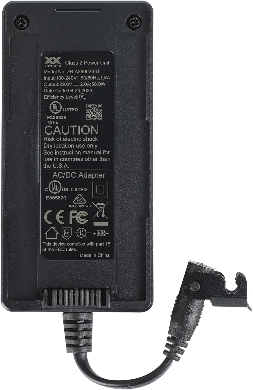 MineCtrl Recliner Power Supply, Model ZB-A290020-U ZBPOWER AC/DC Switching Power Supply Transformer 29V 2A Adaptor for Lift Chair or Power Recliner - Image 2