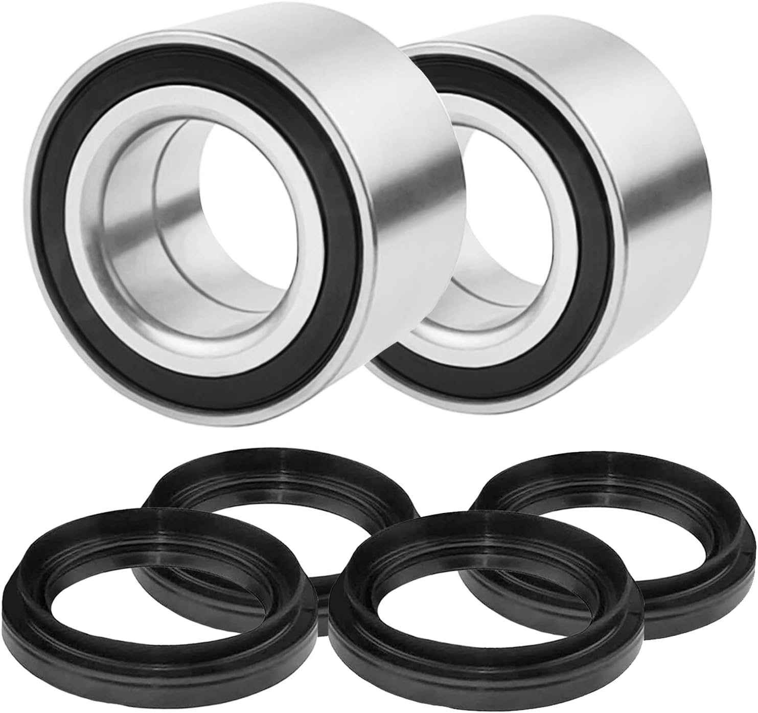 ARCTIC CAT 454 Bearcat 2x4&4x4 ATV Bearings Kit both sides Rear Wheels 1996-1998