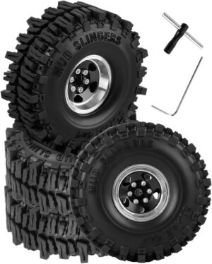 1.0 Beadlock Wheels and Tires for R...