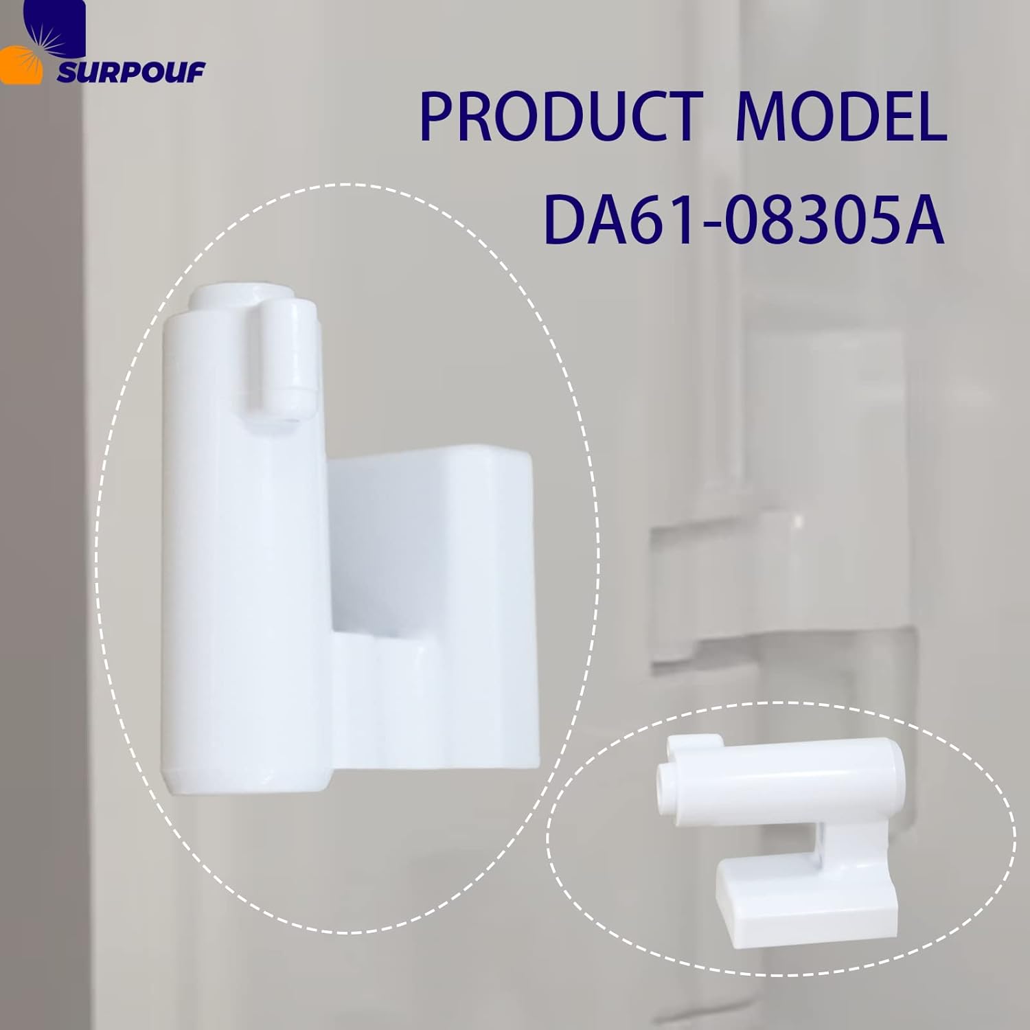 SURPOUF DA61-08305A Fits for Samsung French Door Hinge - Image 5