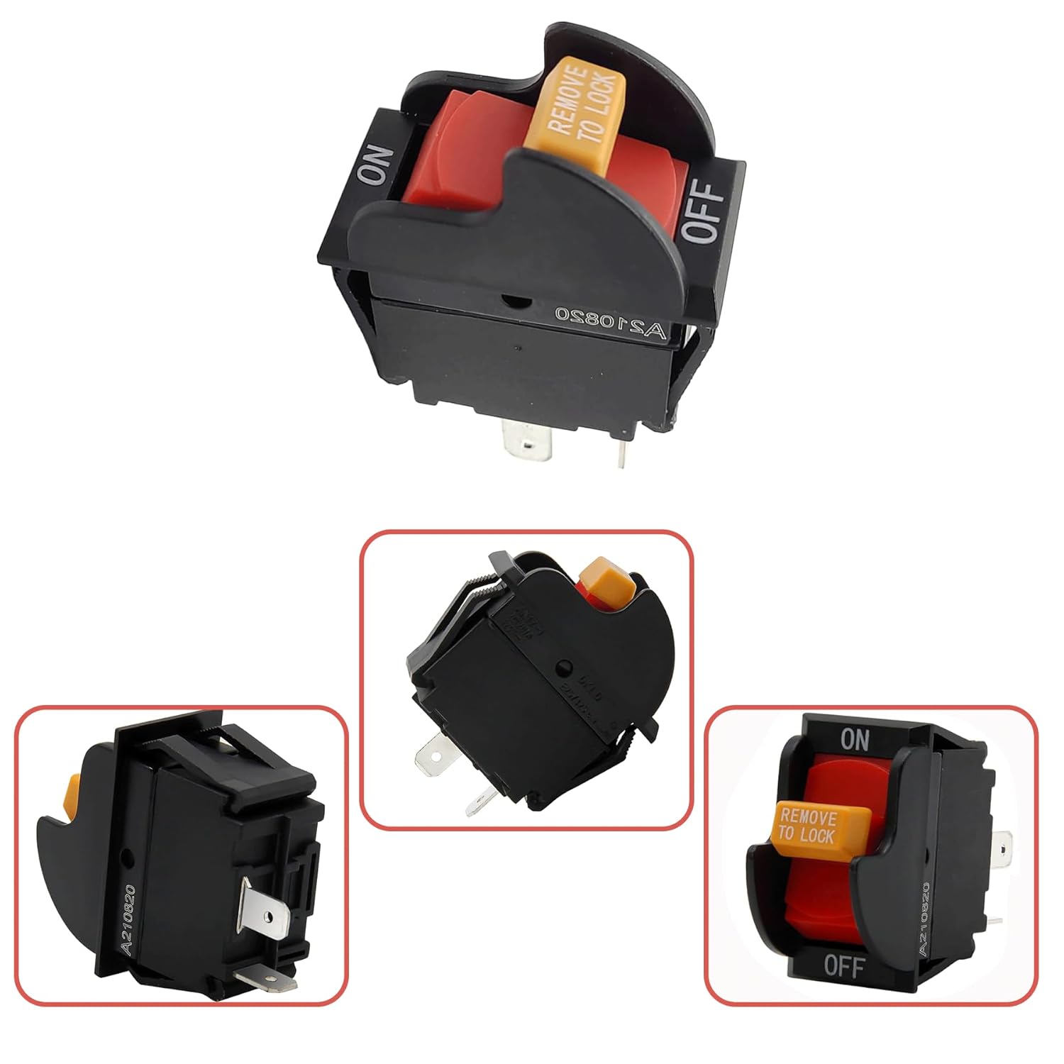 SW7B On-Off Toggle Switch 2 Prong for Delta, Ryobi Table Saws Drill Press - Aftermarket Replacement Part 489105-00 46023 for Power Tools, Planer, Band Saw - Image 2