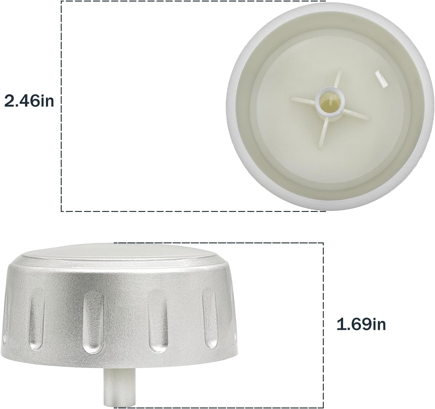 Replacement WE01X23599 WH11X20875 for GE washer Knob front load washing machine - Image 2