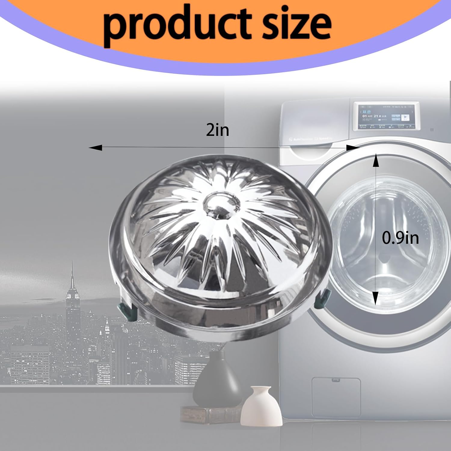 2026 UpgradeDC66-00887A Washer Pulsator Cap For Samsung washing machine Replace DC66-00887B WA52M7750AW/A4 WA52M7750AV/A4 2-Year Warranty - Image 3