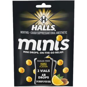 Halls Minis Honey Lemon Flavor Suga...