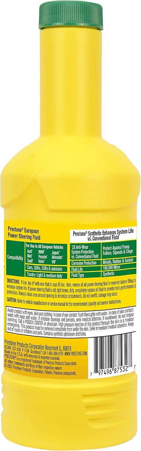 Prestone AS268 Power Steering Fluid for European Vehicles - 12 oz. - Image 2
