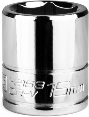 Capri Tools 15 mm Shallow Socket, 1...