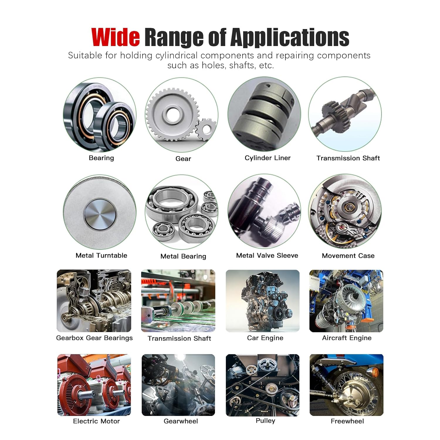 ESKONKE Retaining Compound Green 620 Sleeve Retainer High Strength Cylindrical Metal Components Assemblies Locking and Sealing Anaerobic Glue 1.69 Oz/50 ml - Image 6
