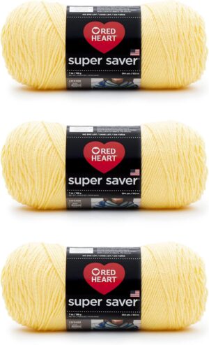 Red Heart Super Saver Lemon Yarn &#...