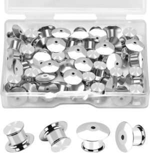 Ceryvop 30 PCS Locking Pin Backs Lo...