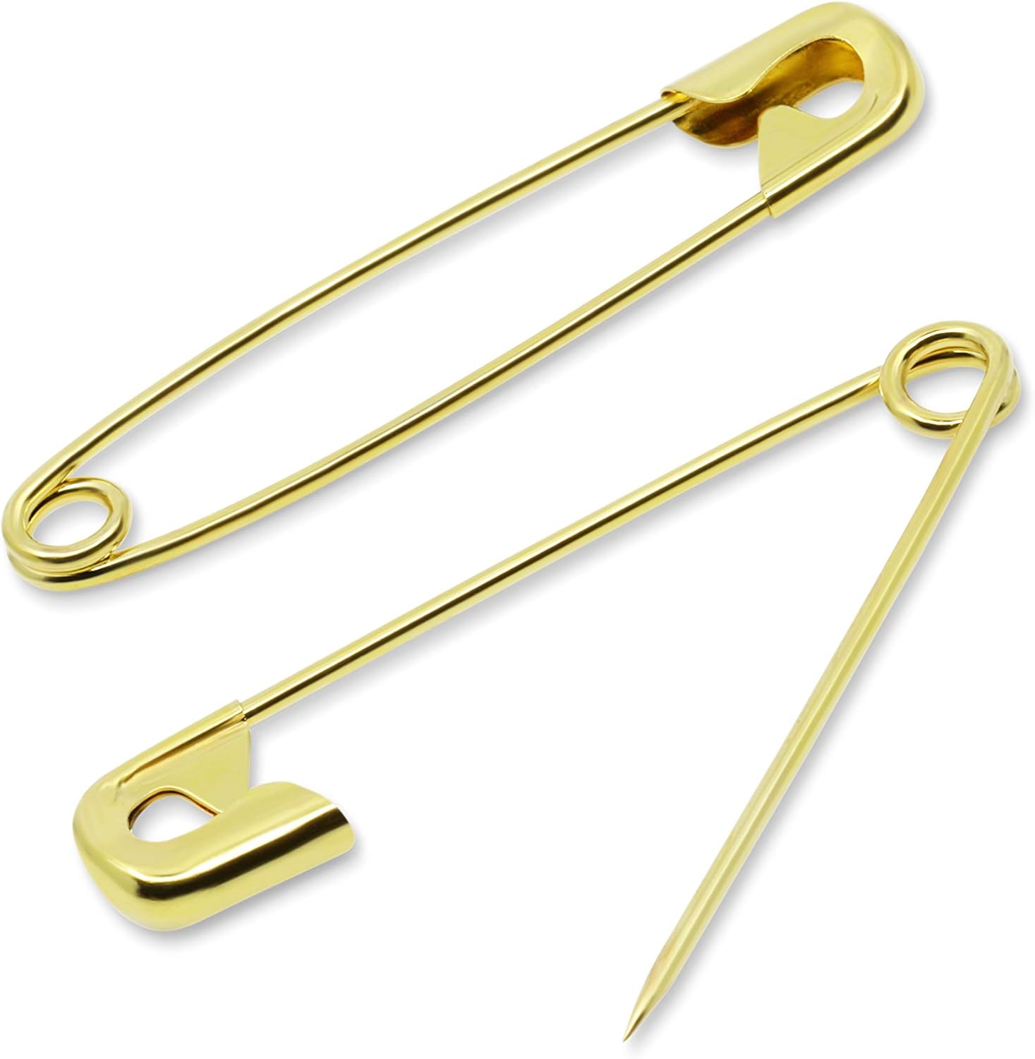 Dritz 1466 Safety Pins, Brass, Size 3 (20-Count) - Image 2